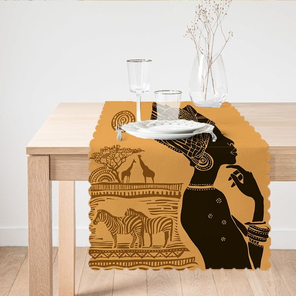 African Woman asztali futó, 45 x 140 cm - Minimalist Cushion Covers