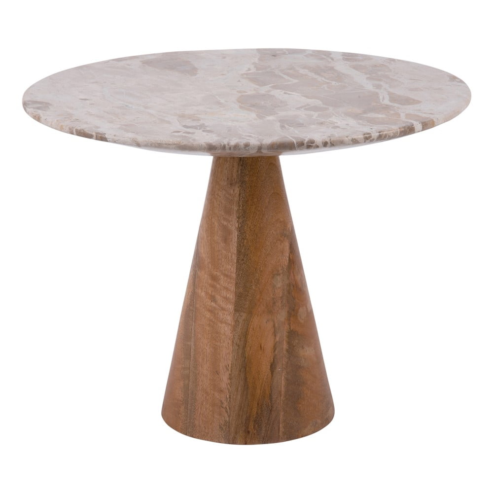 Kerek tárolóasztal márvány dekoros asztallappal ø 40 cm force   – leitmotiv