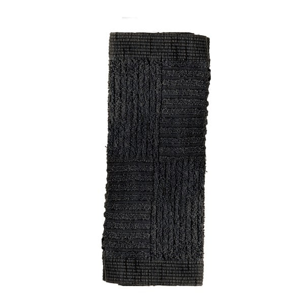Classic fekete kéztörlő, 30 x 30 cm - Zone
