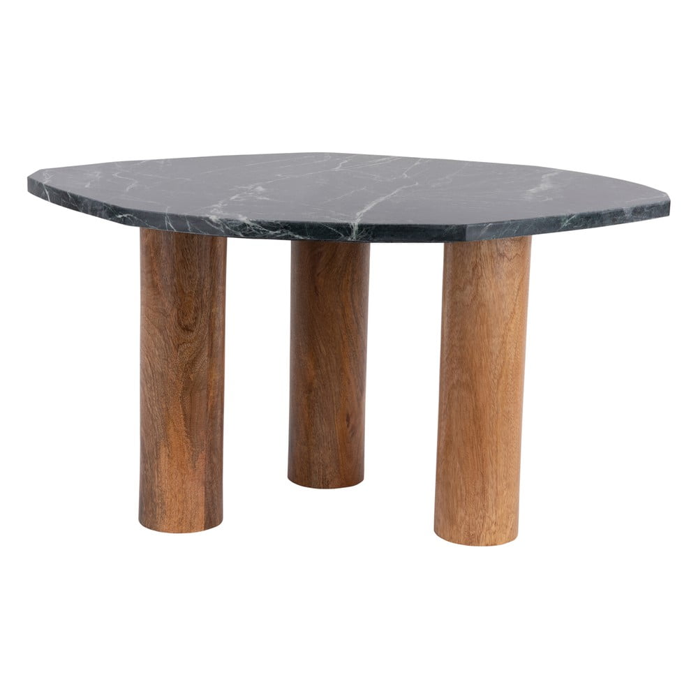 Tárolóasztal márvány dekoros asztallappal 50x75 cm organic   – leitmotiv