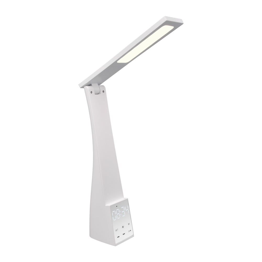 Fehér LED asztali lámpa időzítő funkcióval (magasság 45 cm) Linus – Trio