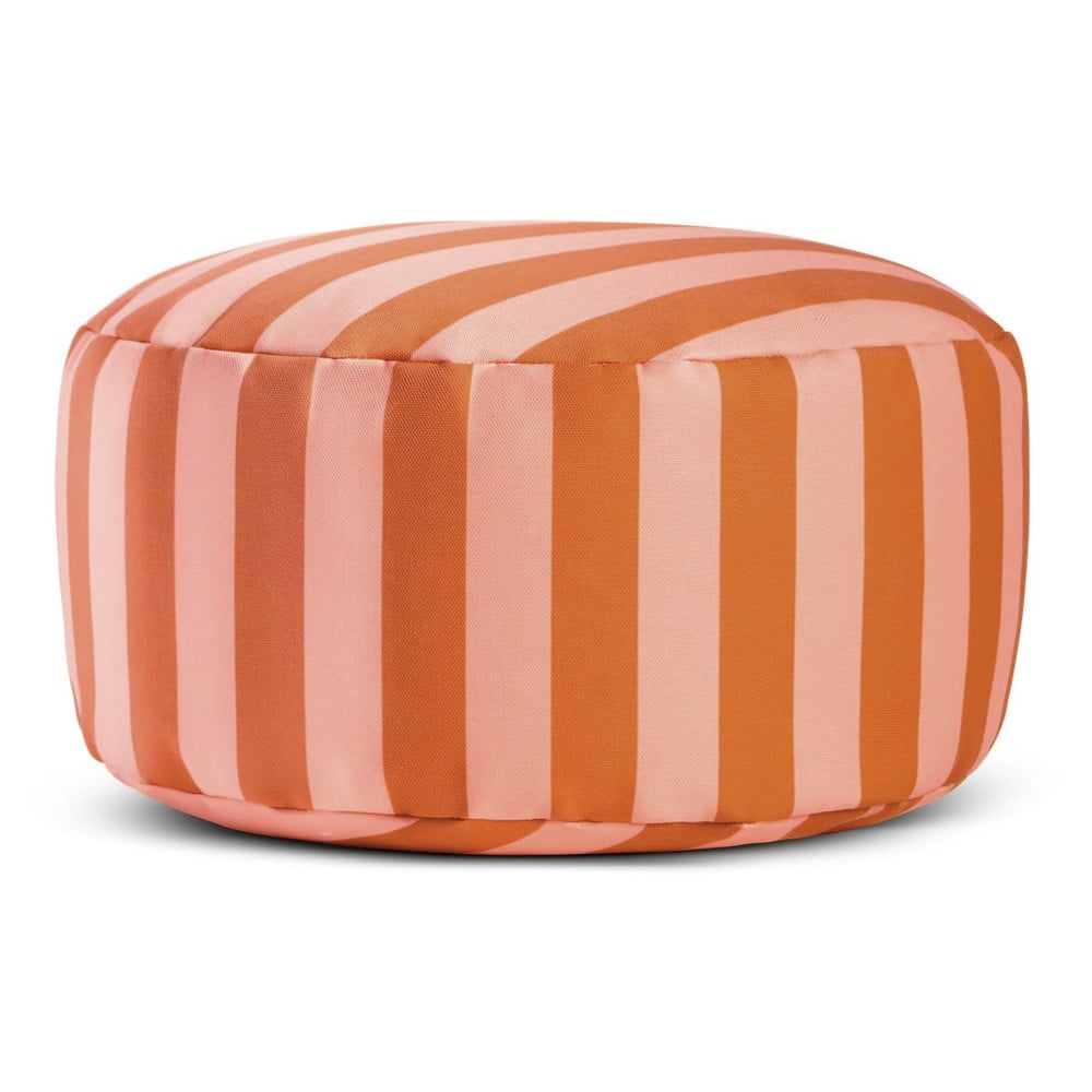 Rózsaszín-barna puff Stripes – Really Nice Things