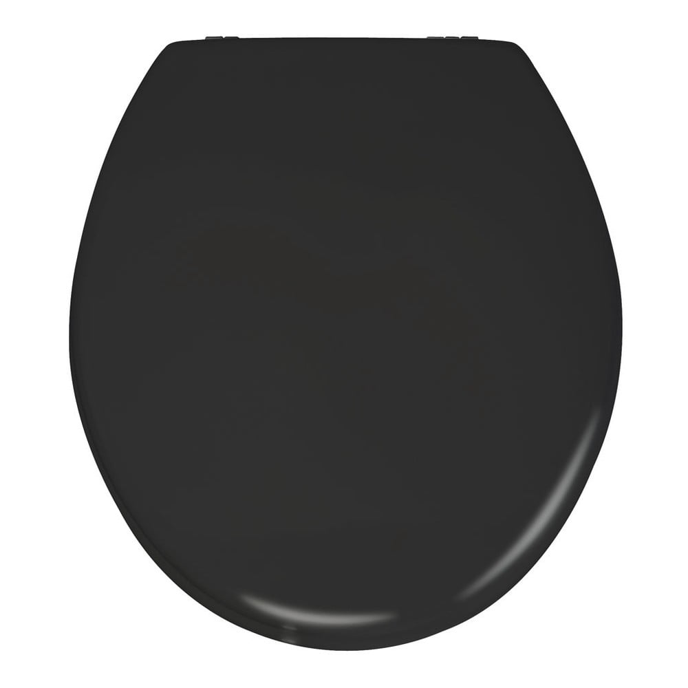 Prima matt fekete WC-ülőke, 41 x 38 cm - Wenko
