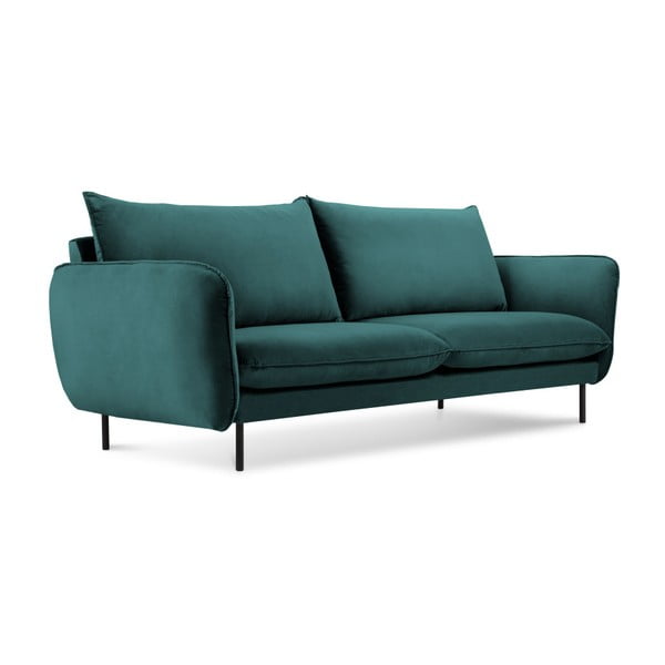 Vienna olajzöld bársony kanapé, 160 cm - Cosmopolitan Design