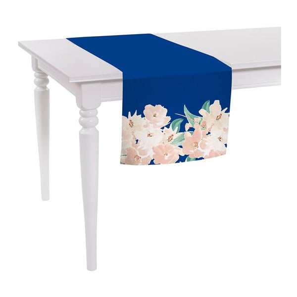Honey Blossom kék-rózsaszín asztali futó, 140 x 40 cm - Mike & Co. NEW YORK