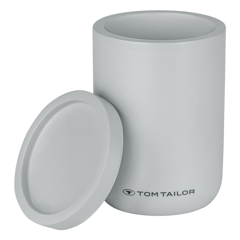 Szürke poligyanta fürdőszobai rendszerező vattakorongokhoz Tom Tailor T-Color Bath – Wenko