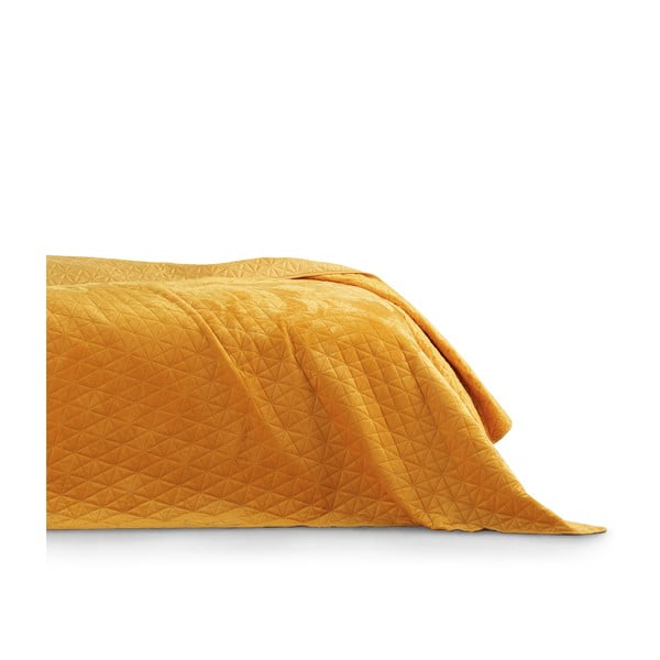 Laila Honey sárga ágytakaró, 220 x 240 cm - AmeliaHome
