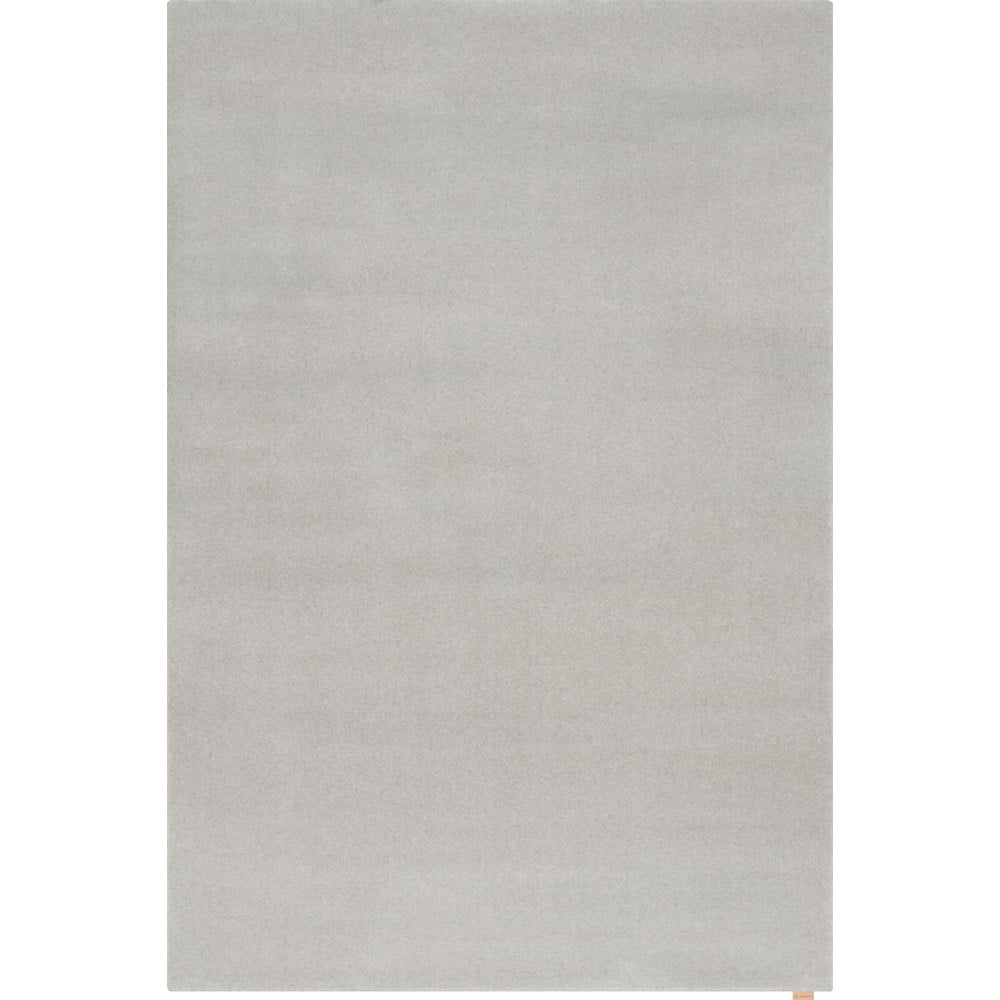 Krémszínű gyapjú szőnyeg 160x240 cm calisia m smooth – agnella
