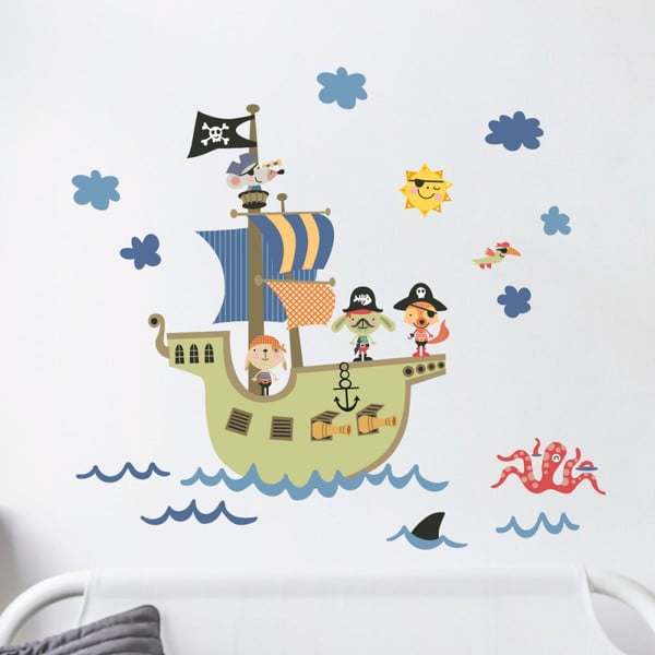 Pirate Ship gyerek falmatrica - Ambiance
