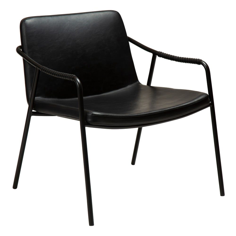 Boto fekete bőrutánzat fotel - dan-form denmark