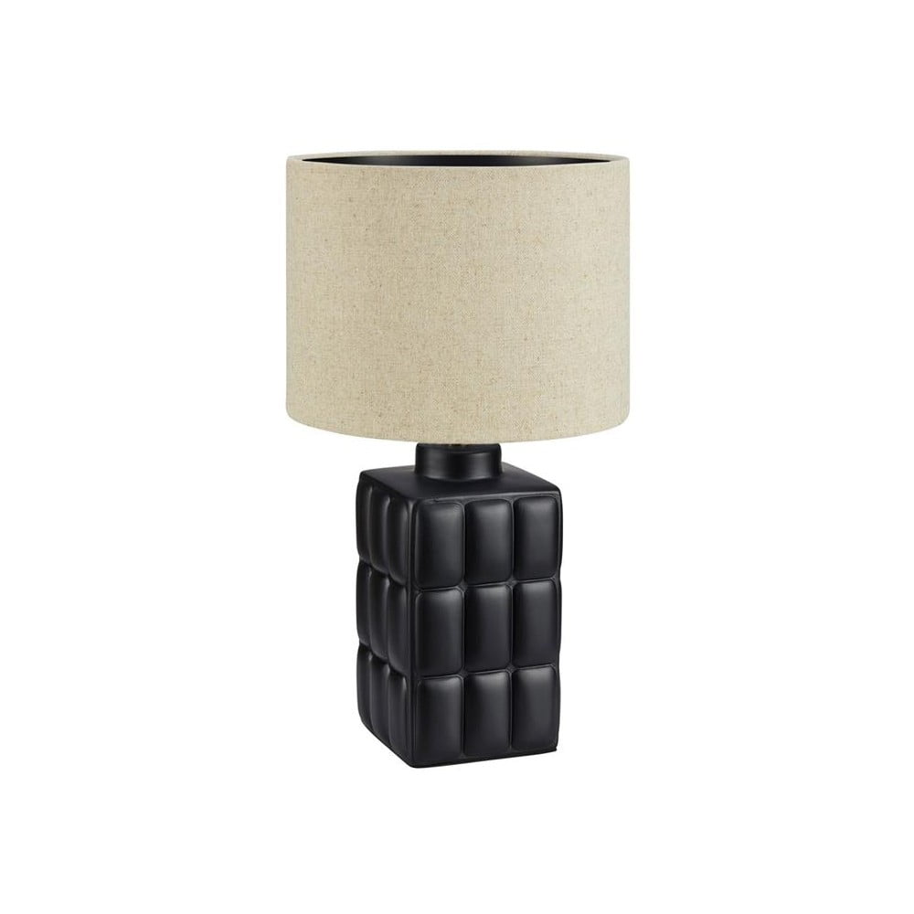 Cuscini bézs-fekete asztali lámpa, magasság 58 cm - markslöjd