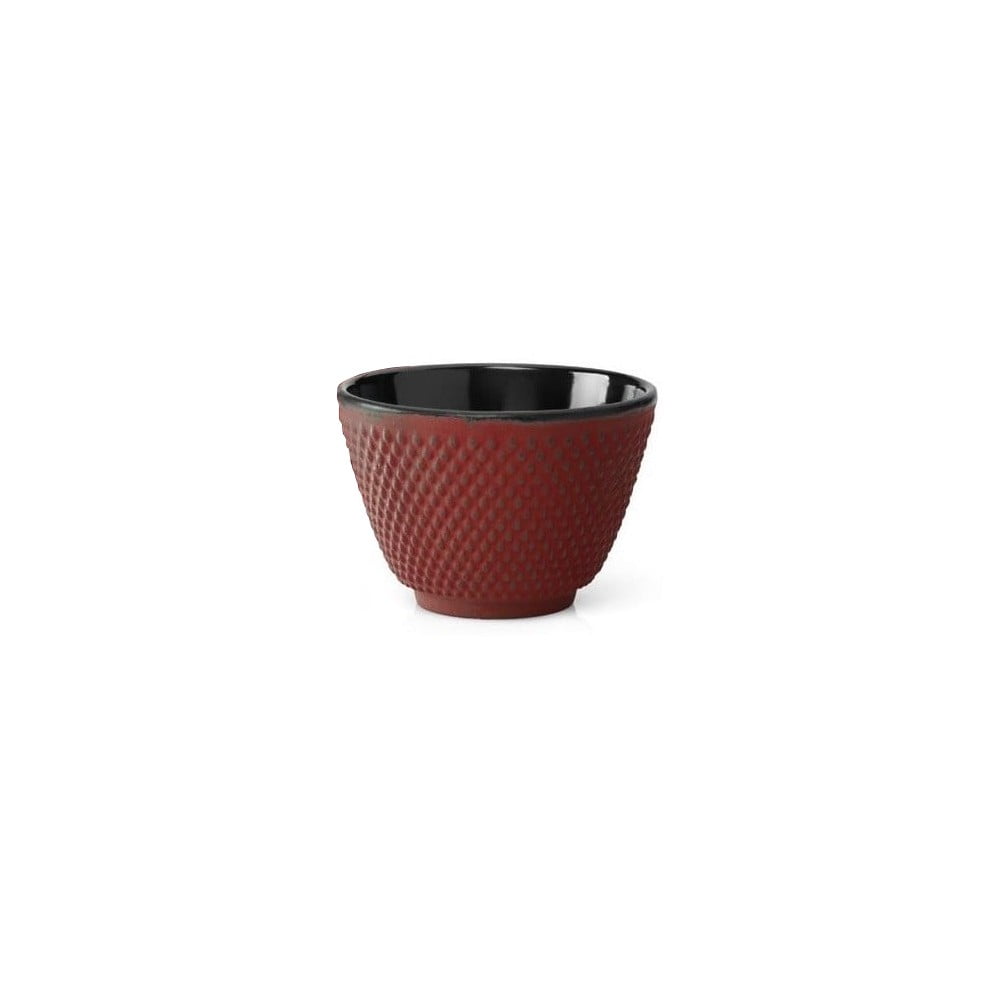 Xilin 2 db piros öntöttvas teáscsésze, ⌀ 7,8 cm - Bredemeijer