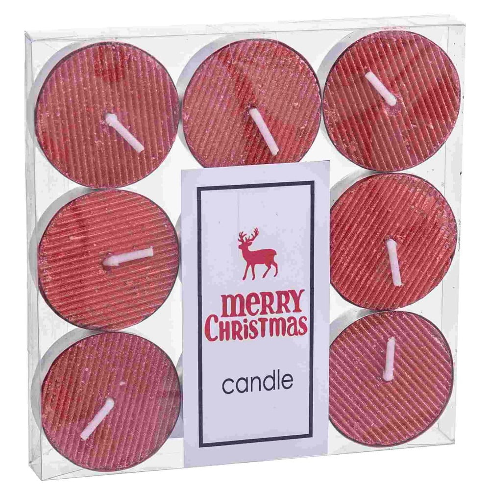 Teamécses típusú gyertya készlet 9 db-os, égési idő 2,5 ó – Casa Selección