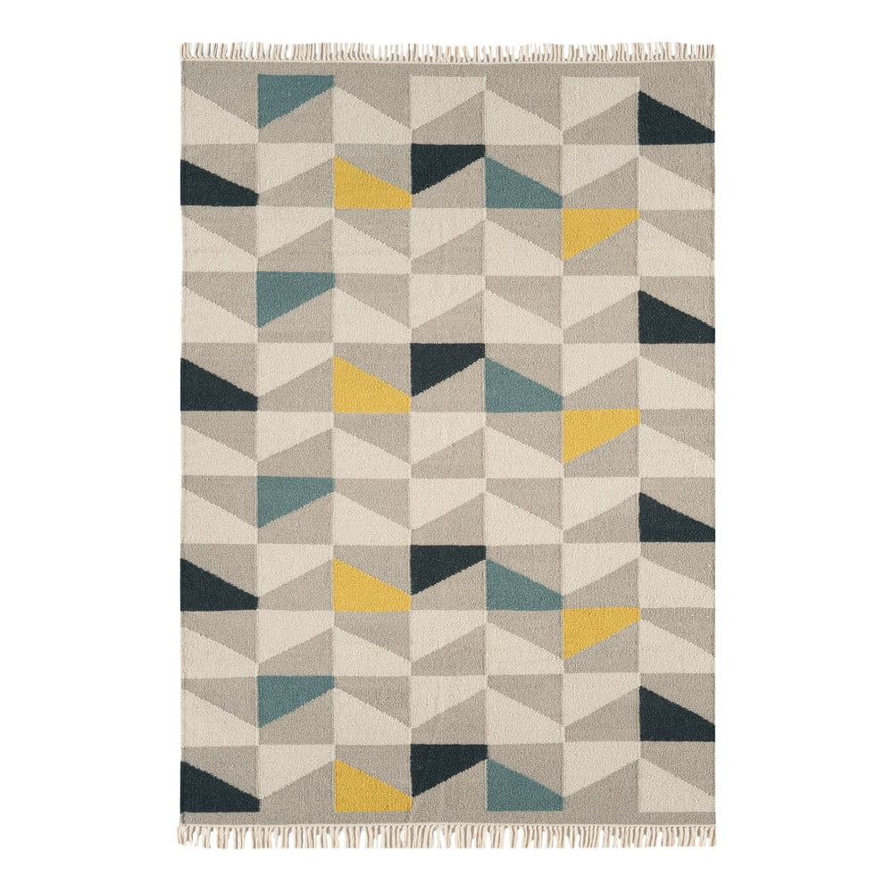 Geo mustard szőnyeg, 160 x 230 cm - asiatic carpets
