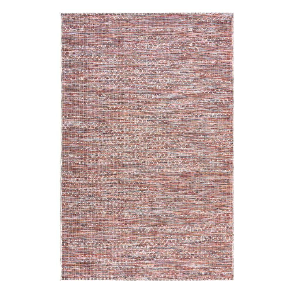 Sunset piros-bézs kültéri szőnyeg, 160 x 230 cm - flair rugs