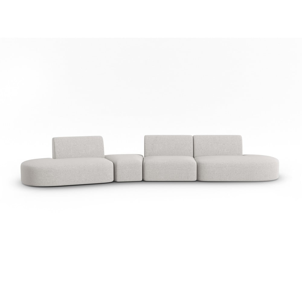 Világosszürke kanapé 412 cm shane – micadoni home