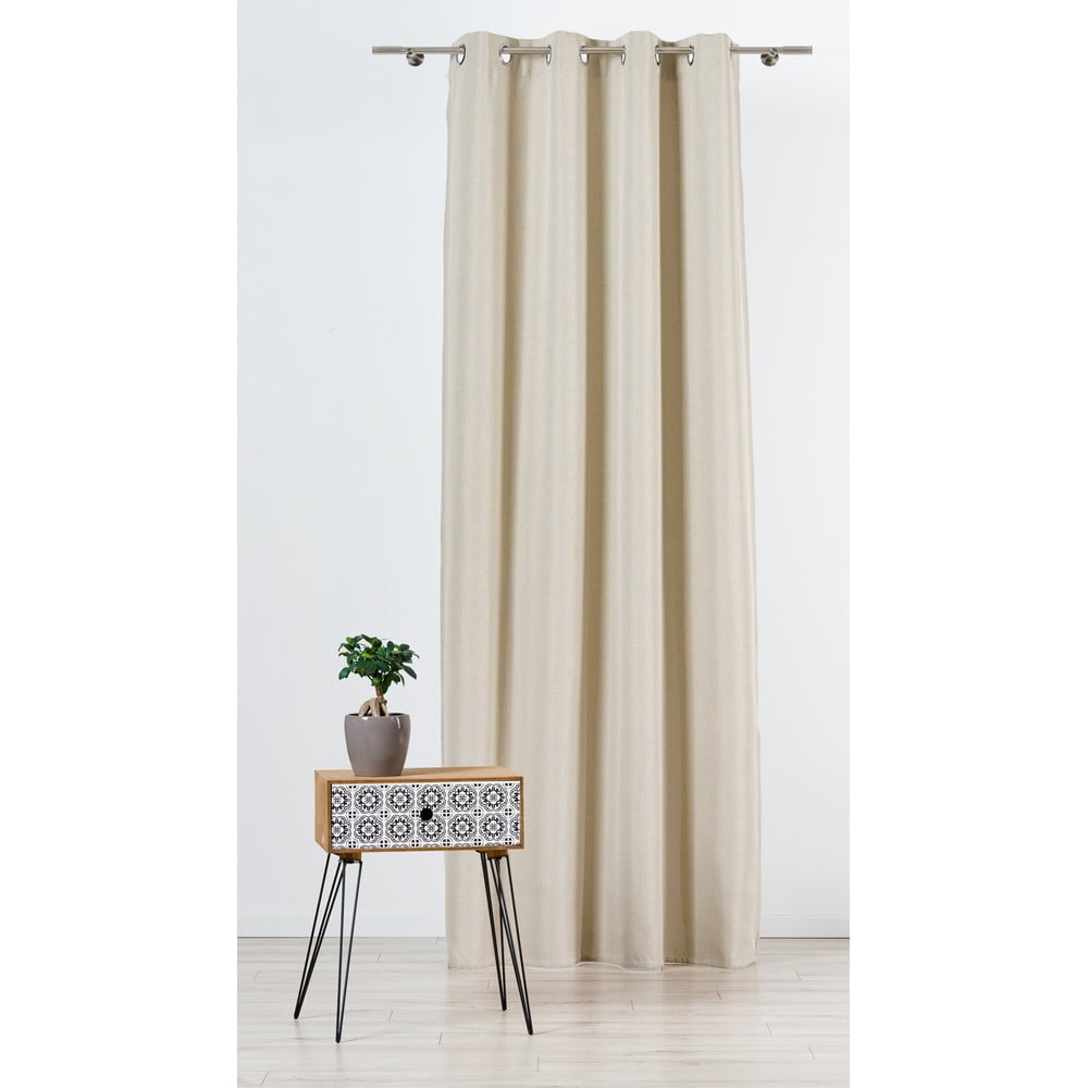 Bézs függöny 140x245 cm Butler – Mendola Fabrics