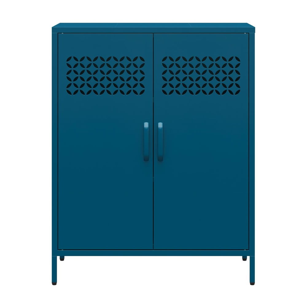 Kék fém szekrény 80x102x40 cm Annie – Støraa