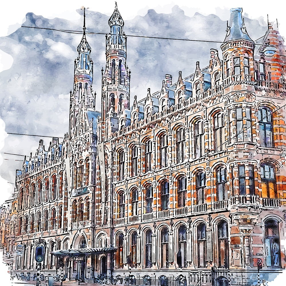 Kép 30x30 cm Amsterdam – Fedkolor