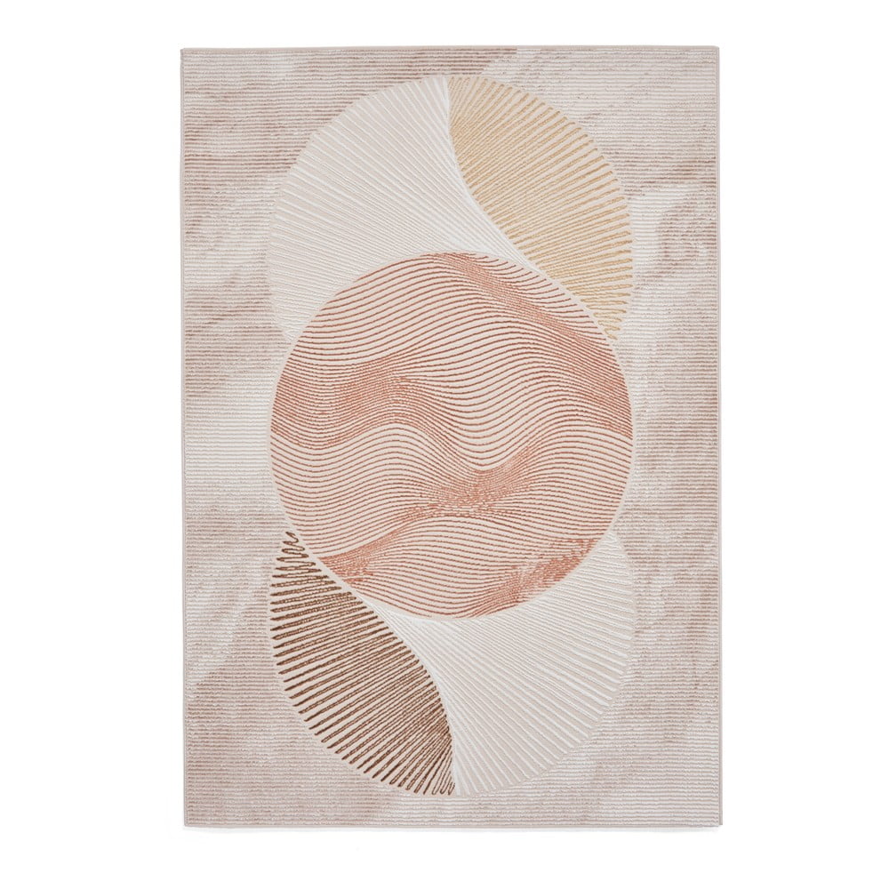 Rózsaszín-krémszínű szőnyeg 120x170 cm creation – think rugs