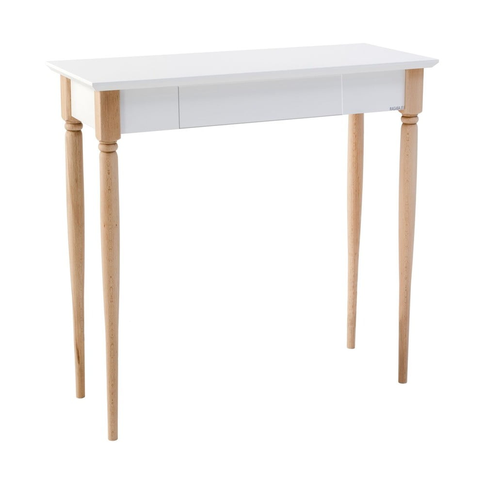 Mamo fehér íróasztal, szélesség 65 cm - ragaba