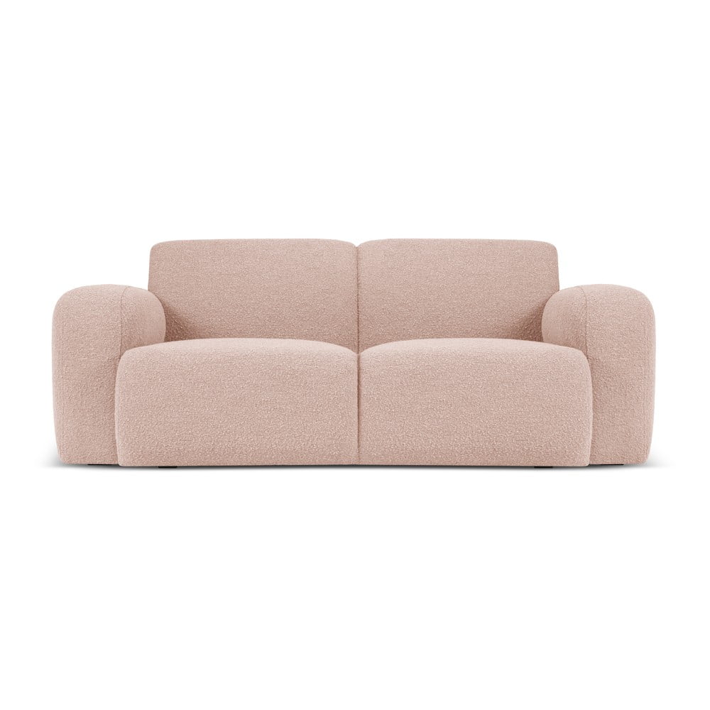 Rózsaszín buklé kanapé 170 cm molino – micadoni home