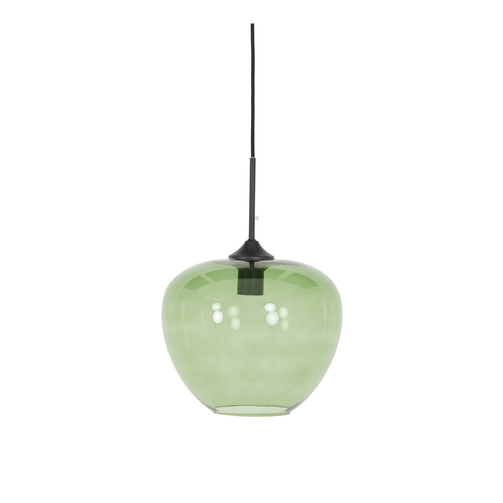 Zöld mennyezeti lámpa üveg búrával ø 30 cm mayson – light & living