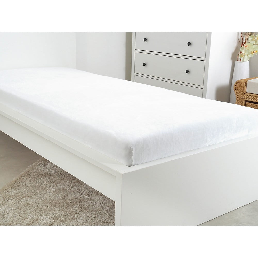 Fehér mikroflanel lepedő 180x200 cm Exclusive – B.E.S.