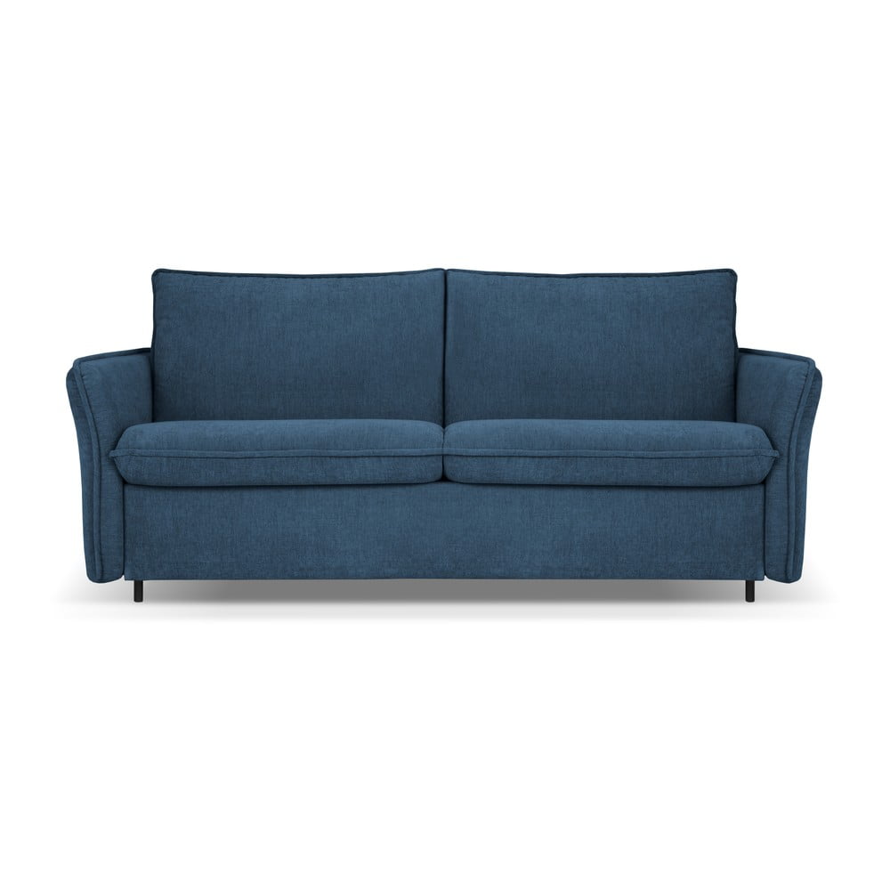 Kék kinyitható kanapé 166 cm dalida – micadoni home