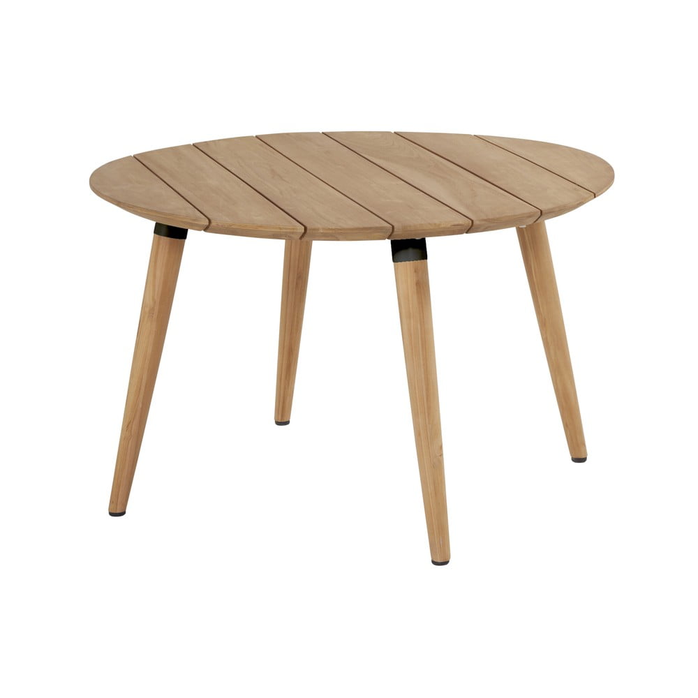 Kerek teakfa kerti étkezőasztal ø 120 cm sophie studio – hartman