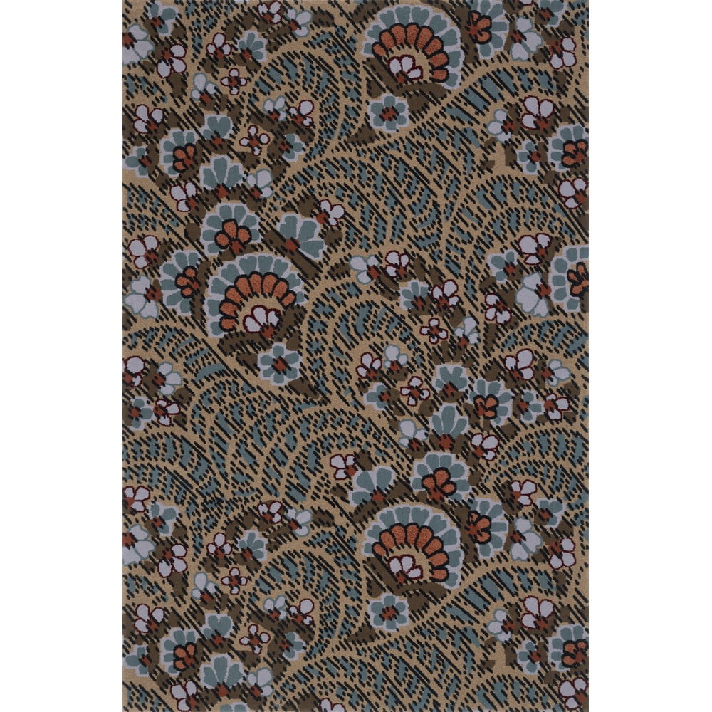 Barna gyapjú szőnyeg 200x300 cm paisley – agnella