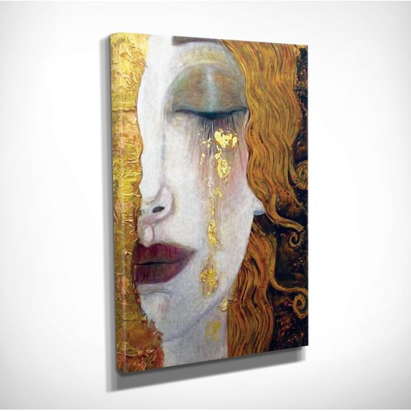 Vászon falikép Golden Tears másolat, 30 x 40 cm