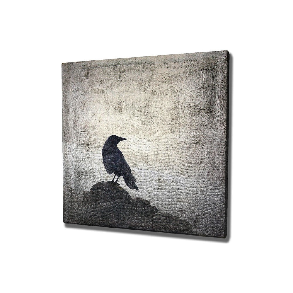 Black Bird vászon fali kép, 45 x 45 cm