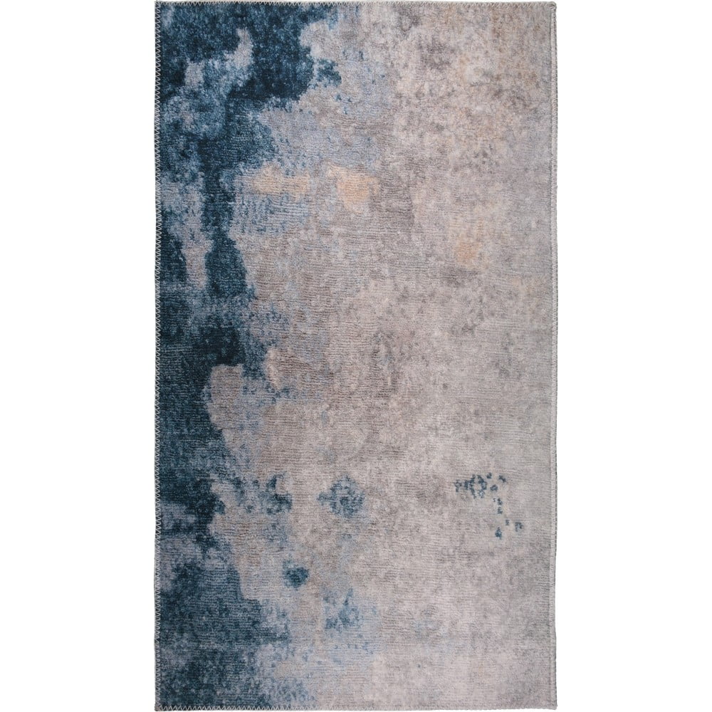 Kék-krémszínű mosható szőnyeg 180x120 cm - Vitaus