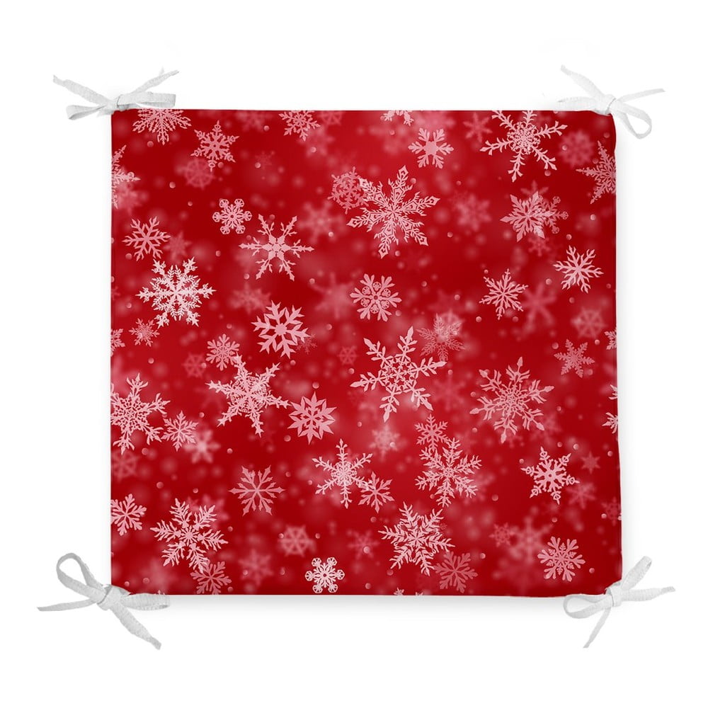 Blizzard karácsonyi pamutkeverék székpárna, 42 x 42 cm - Minimalist Cushion Covers
