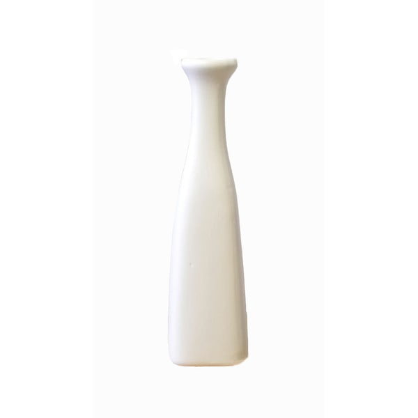 Persei fehér kerámia váza, magasság 25 cm - Rulina