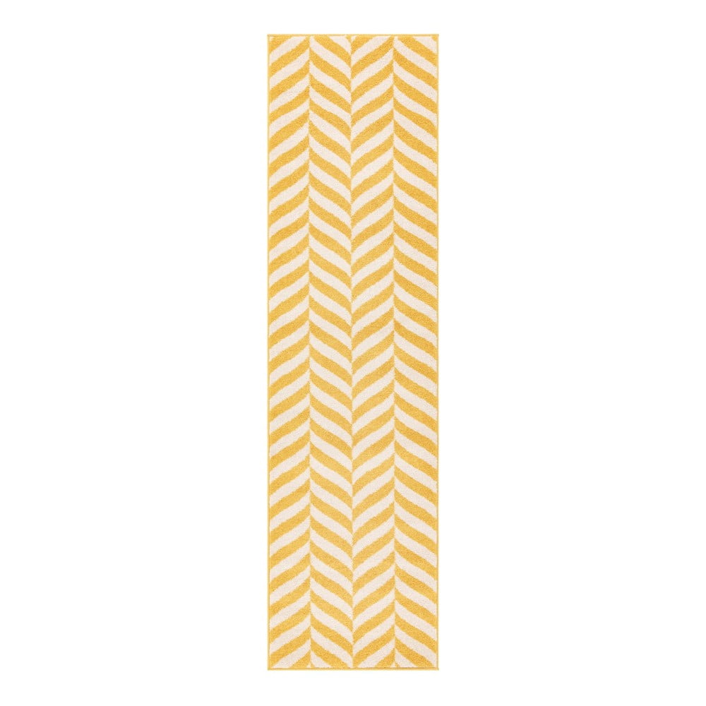 Sárga futószőnyeg 240x66 cm Muse - Asiatic Carpets