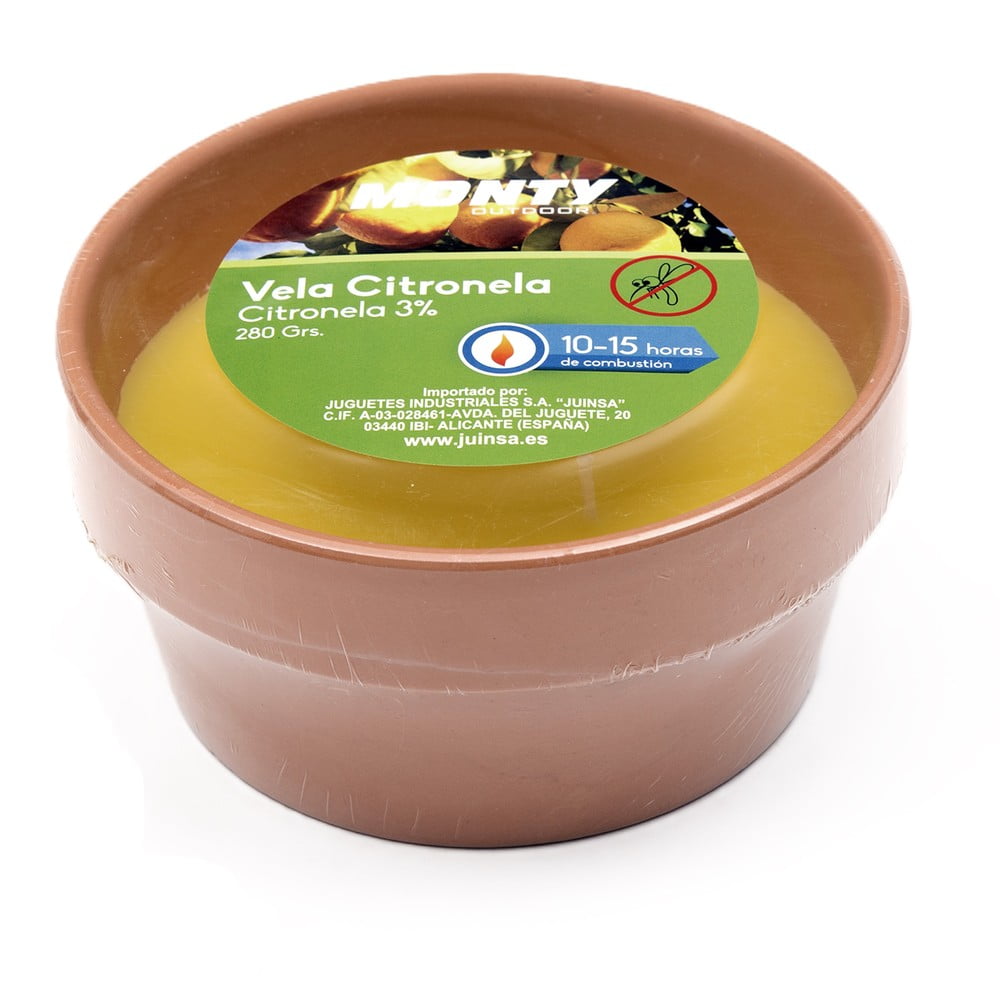 Kültéri illatos gyertya, égési idő 10 ó Citronella – Casa Selección