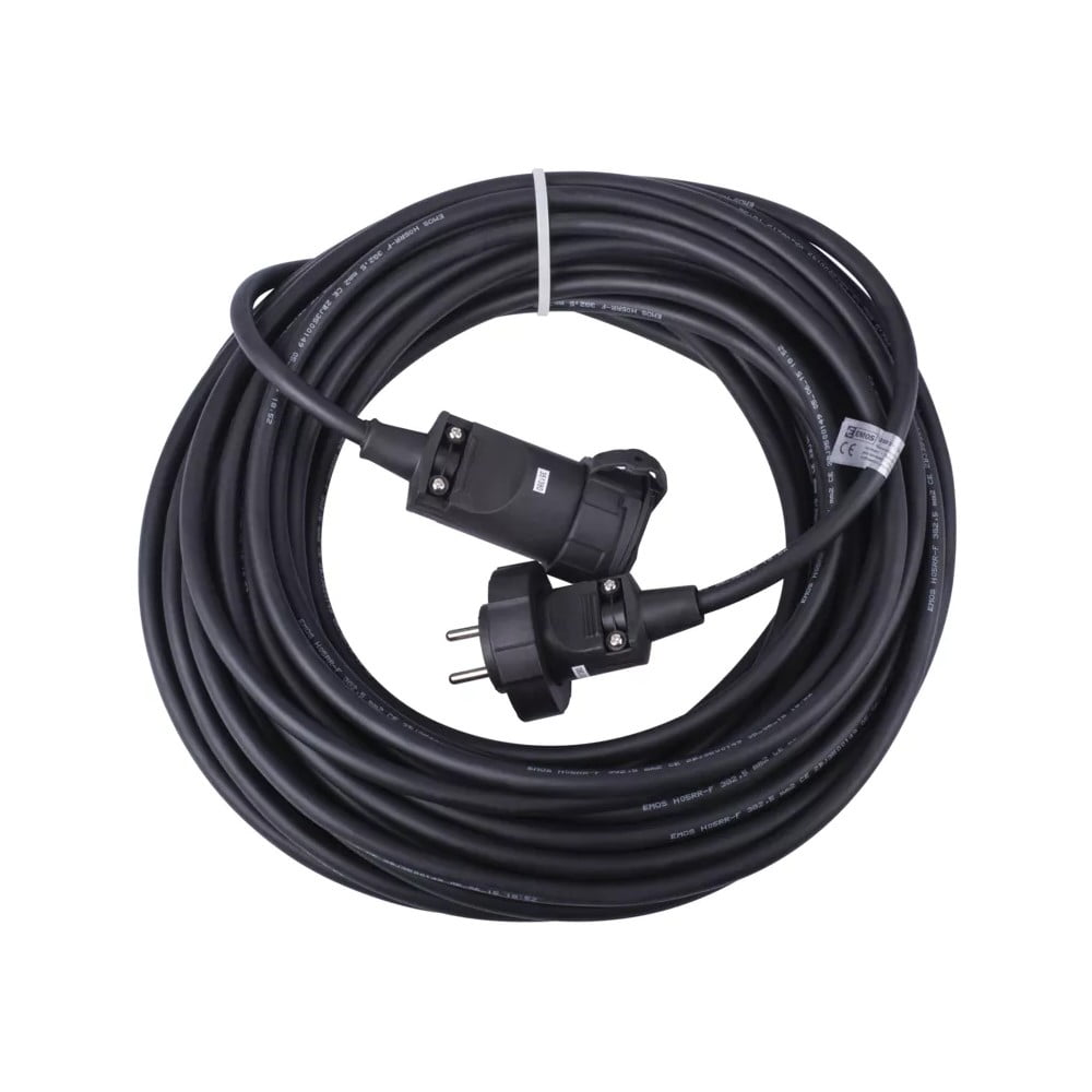 Fekete hosszabbító kábel 20 m - EMOS