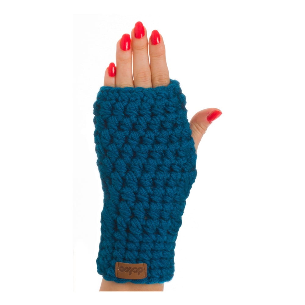 Malvin kék kézzel horgolt kézmelegítő - DOKE