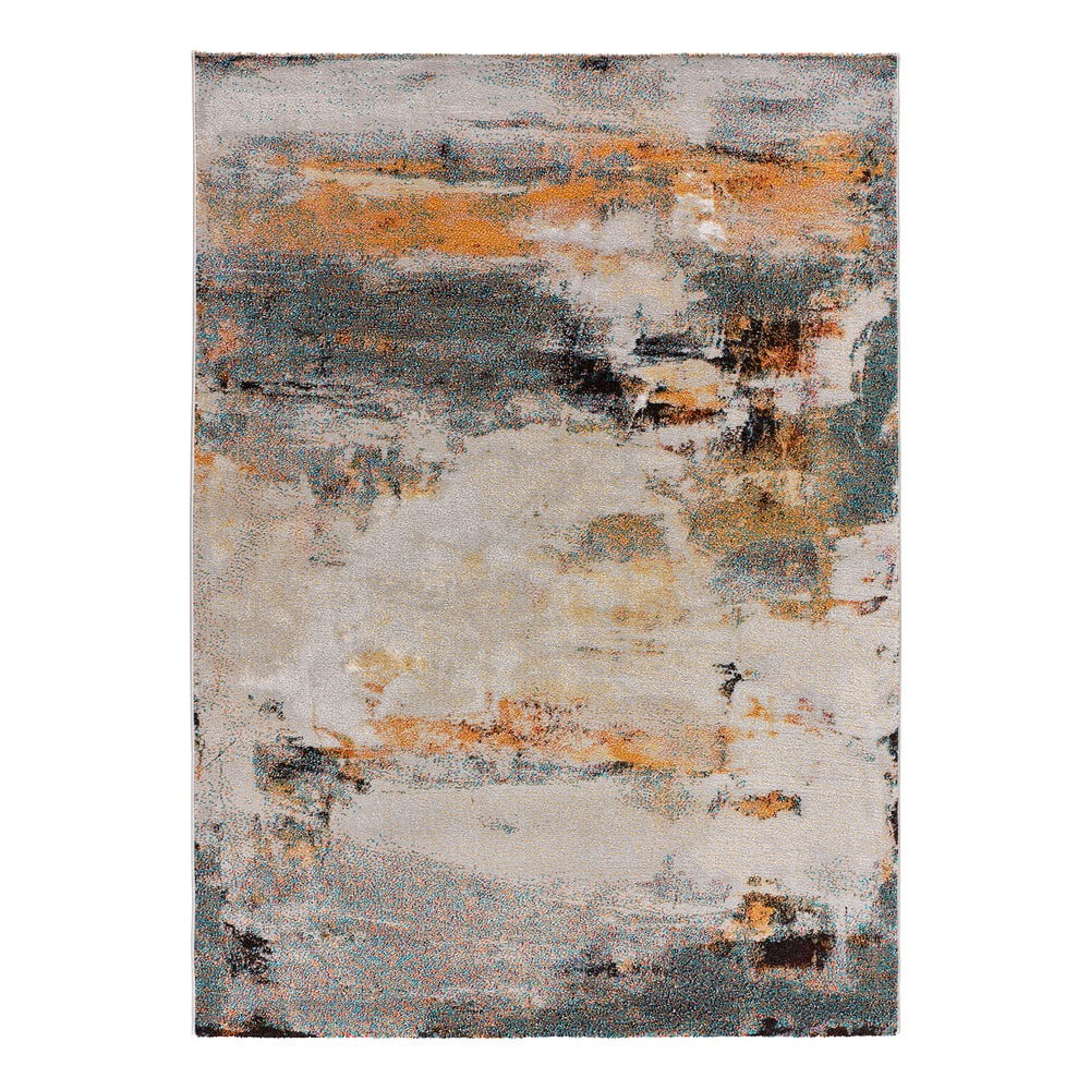Okkersárga-szürke szőnyeg 160x230 cm eider – universal