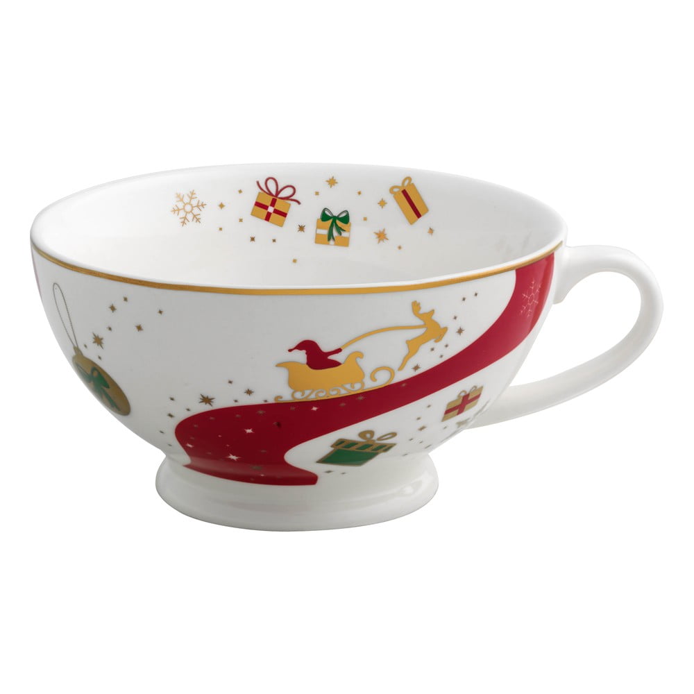 Alleluia karácsonyi porcelán teáscsésze, ⌀ 14 cm - Brandani