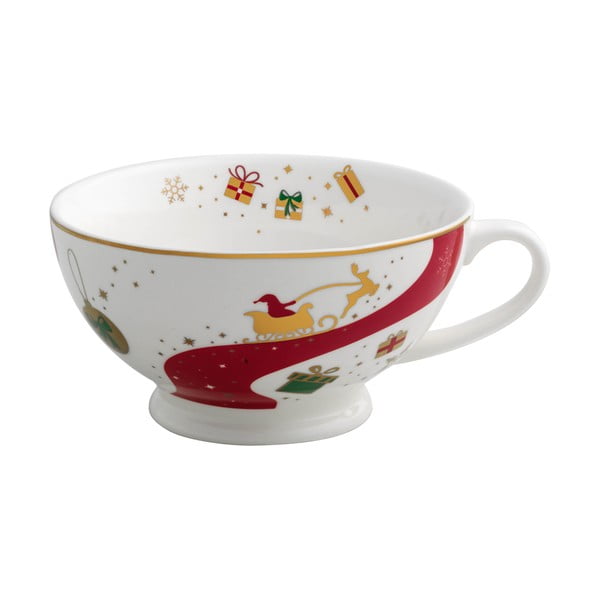 Alleluia karácsonyi porcelán teáscsésze, ⌀ 14 cm - Brandani