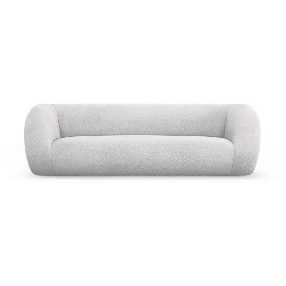 Világosszürke buklé kanapé 230 cm Essen – Cosmopolitan Design
