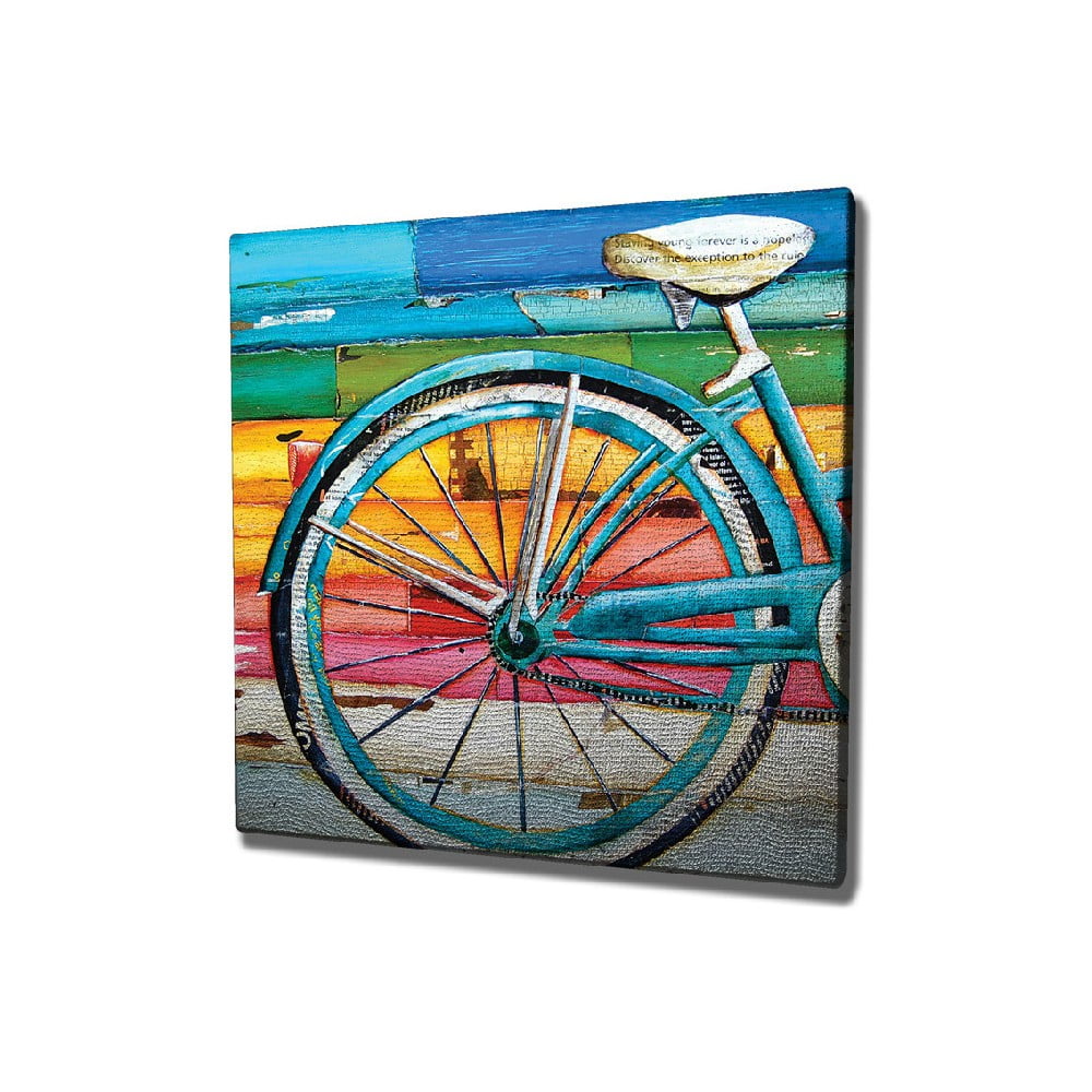 Bike vászon fali kép, 45 x 45 cm