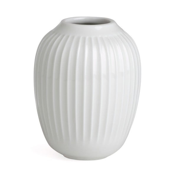 Hammershoi fehér agyagkerámia váza, magasság 10 cm - Kähler Design