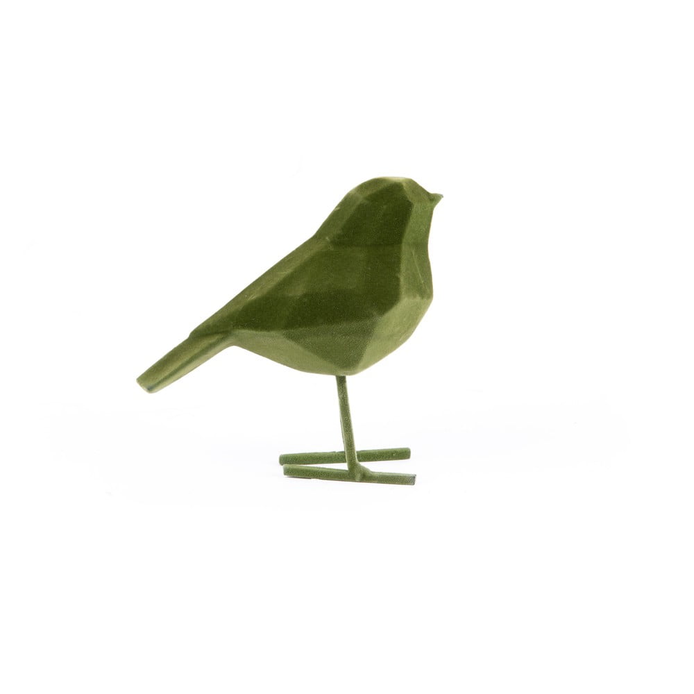 Bird sötétzöld dekorációs szobor, magasság 13,5 cm - PT LIVING