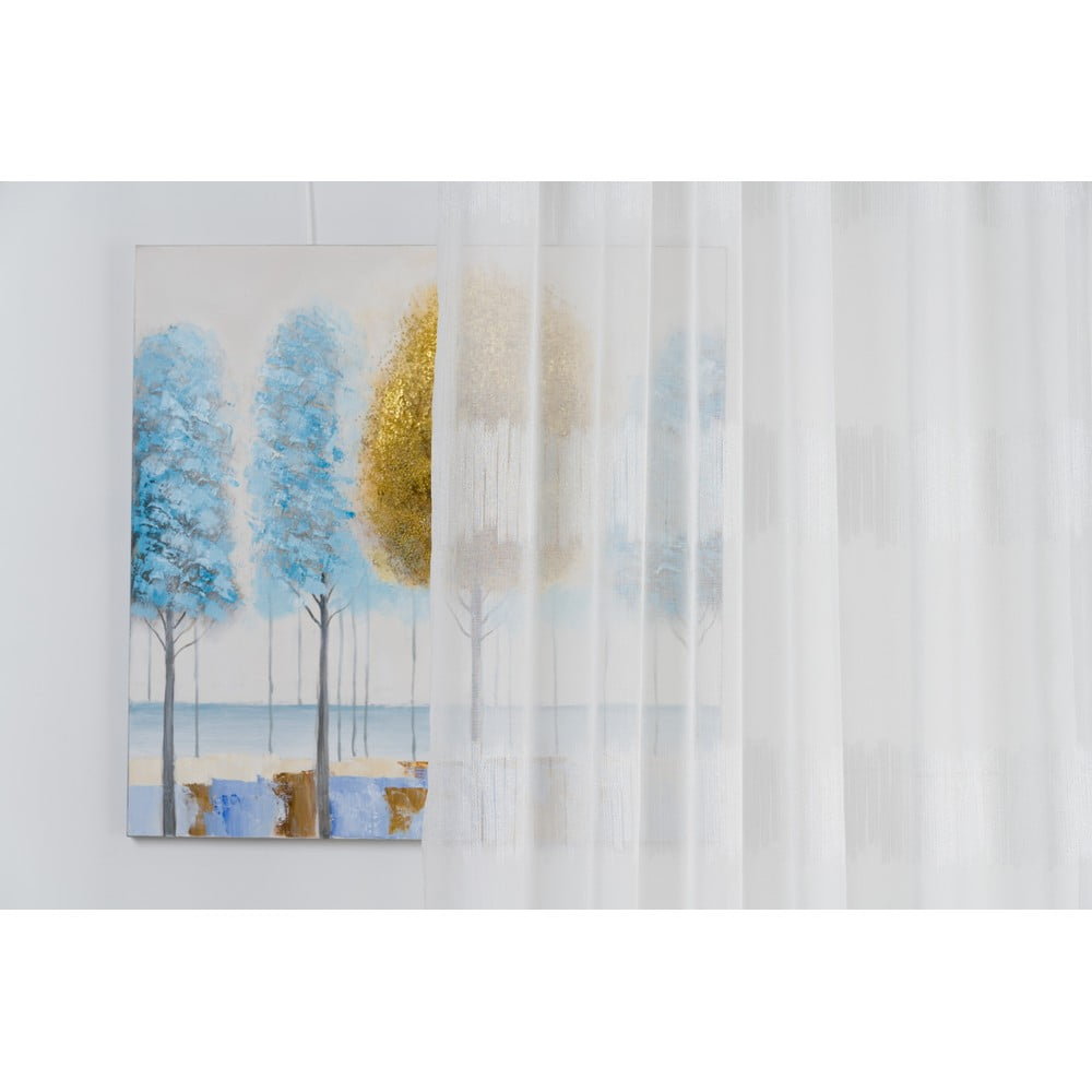 Fehér átlátszó függöny 140x260 cm Musette – Mendola Fabrics