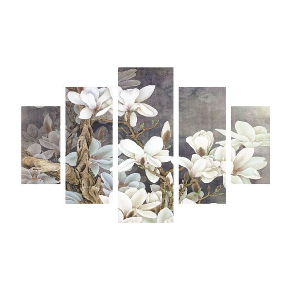 White Blossom többrészes kép, 92 x 56 cm