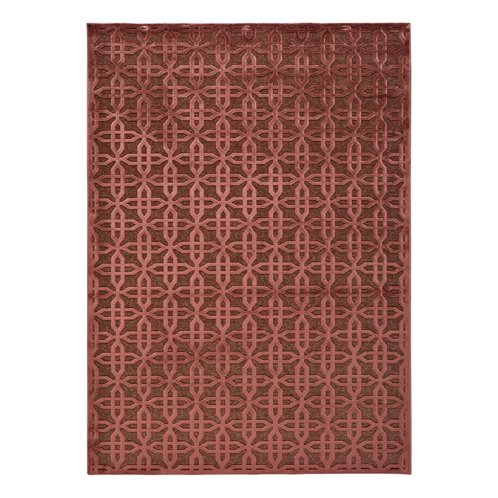 Margot Copper piros viszkóz szőnyeg, 60 x 110 cm - Universal